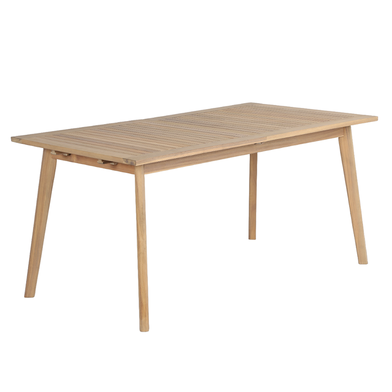 Ensemble table et 8 chaises MOLA 160/220cm bois d'acacia et textilène