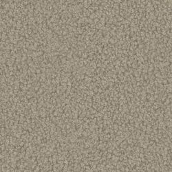 Canapé droit CARINO convertible tissu bouclette taupe 3 places