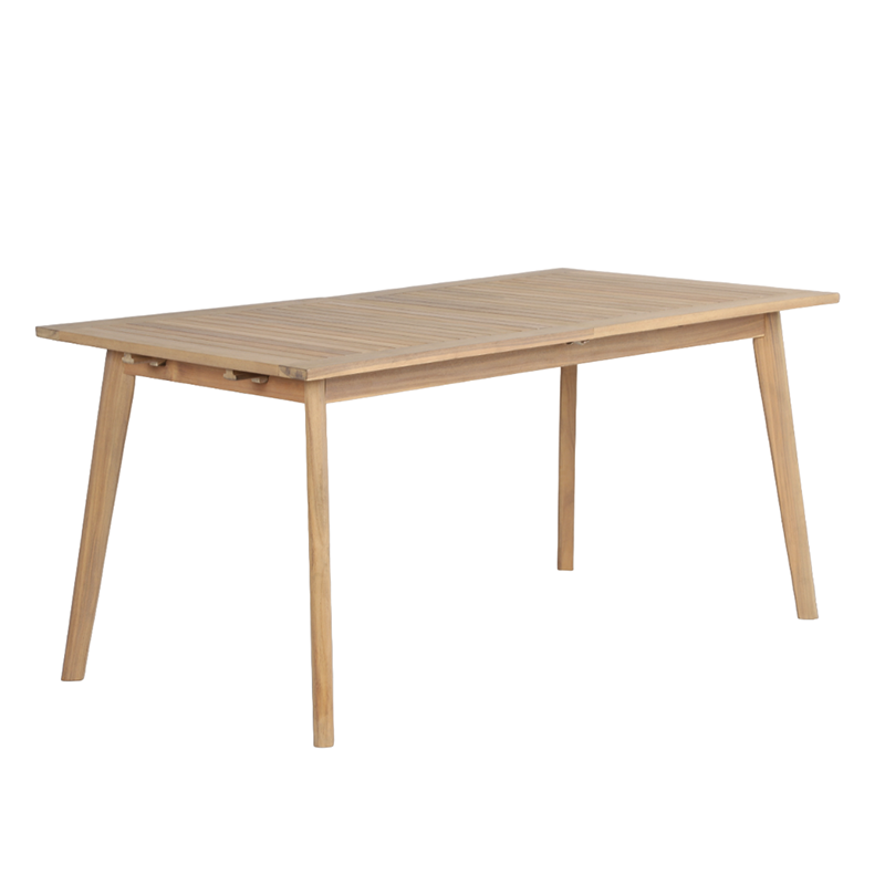 Ensemble table et 6 chaises MOLA extensible 160/220cm en bois d'acacia