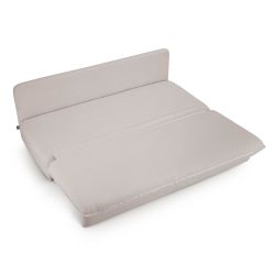 Banquette NOMA tissu bouclette taupe 3 places