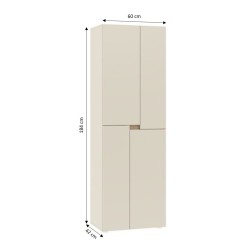 Armoire enfant INGA cachemire 4 portes h184cm