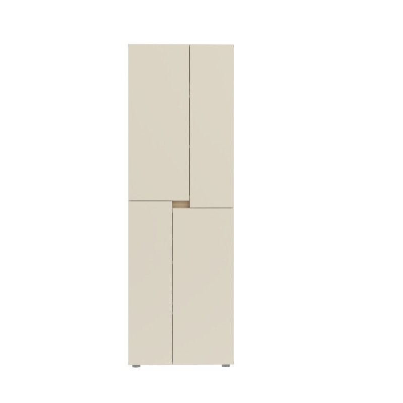 Armoire enfant INGA cachemire 4 portes h184cm