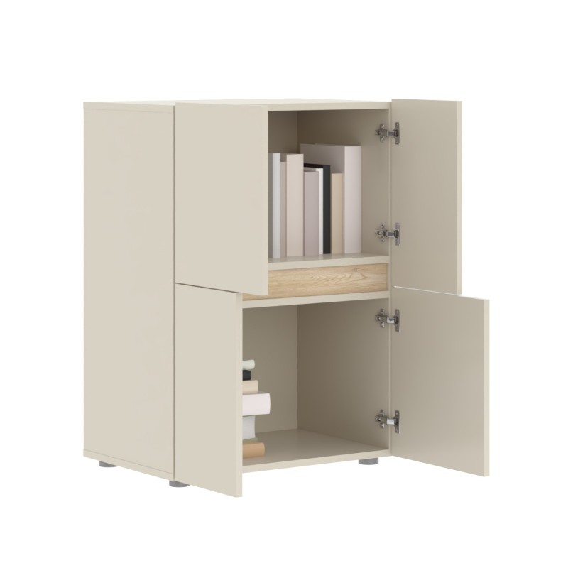 Bibliothèque enfant INGA cachemire 60x85cm