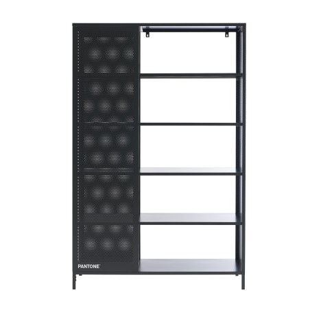 Bibliothèque PANTONE métal gris anthracite h180cm