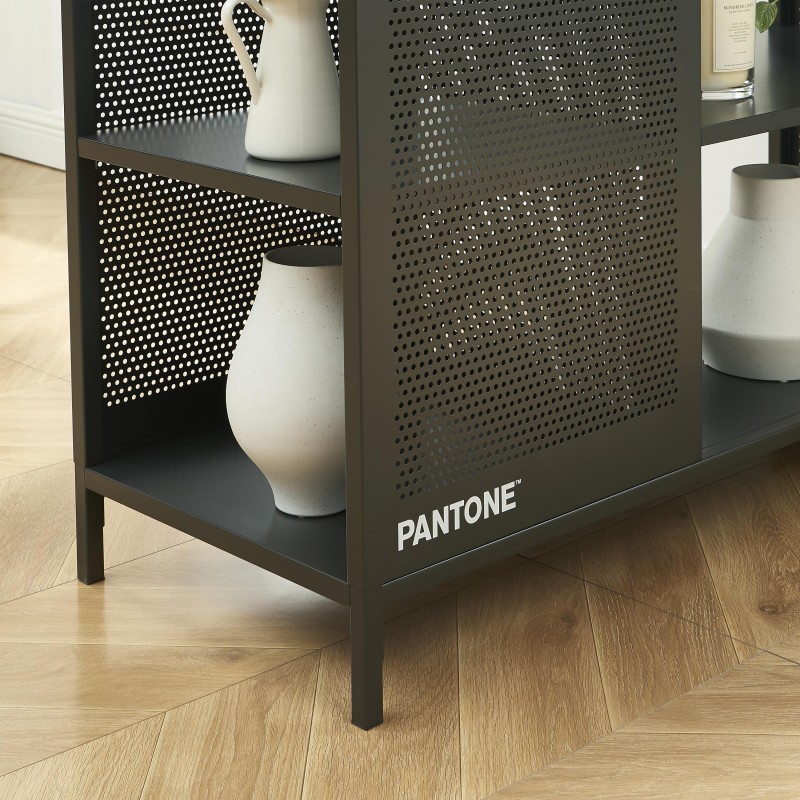 Bibliothèque PANTONE métal gris anthracite h180cm