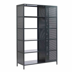 Bibliothèque PANTONE métal gris anthracite h180cm
