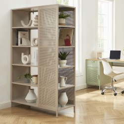 Bibliothèque PANTONE métal taupe h180cm