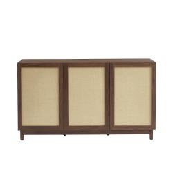 Buffet HARIA effet noyer