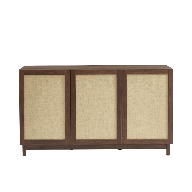 Buffet HARIA effet noyer