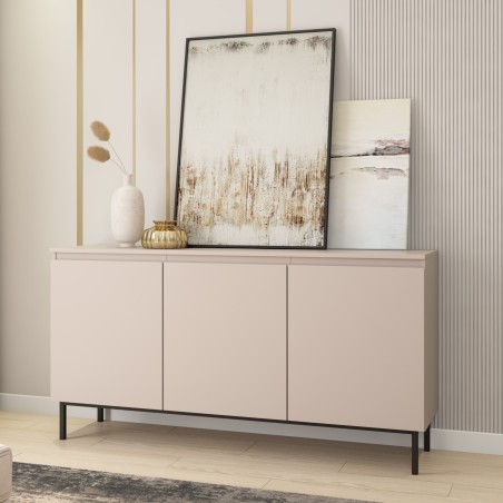 Buffet ARNI cachemire 3 portes 150cm