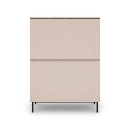 Buffet haut ARNI cachemire 4 portes 100cm