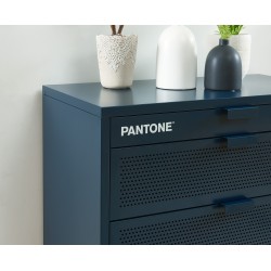 Commode PANTONE 4 tiroirs bleu nuit 80cm