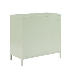 Commode PANTONE métal vert amande 4 tiroirs 40 cm