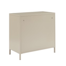 Commode PANTONE métal taupe 4 tiroirs 80cm