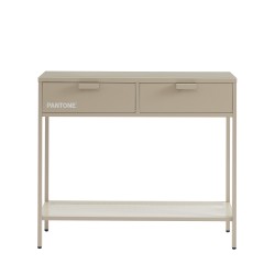 Console PANTONE métal taupe 100cm