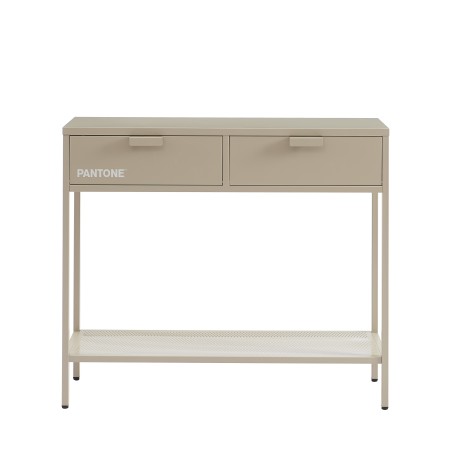 Console PANTONE métal taupe 100cm