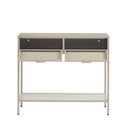 Console PANTONE métal taupe 100cm
