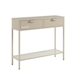 Console PANTONE métal taupe 100cm