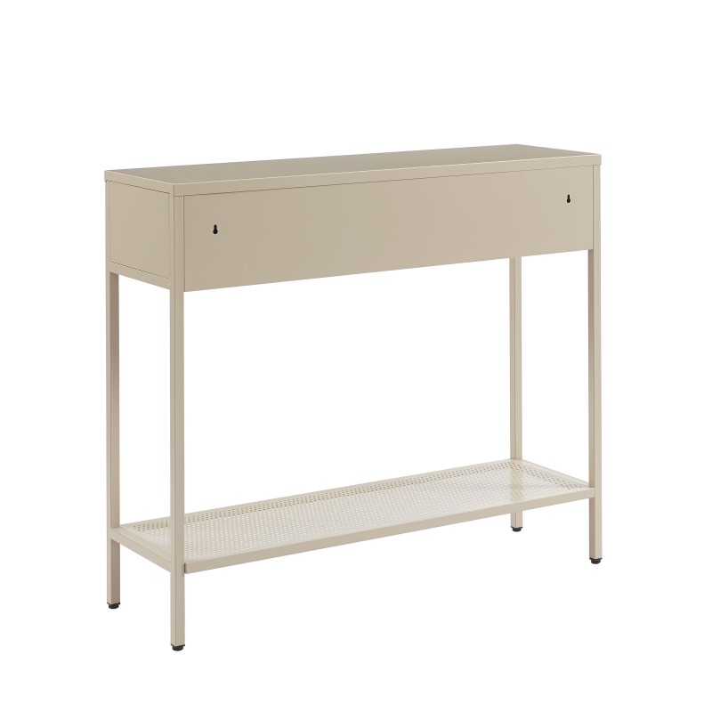Console PANTONE métal taupe 100cm