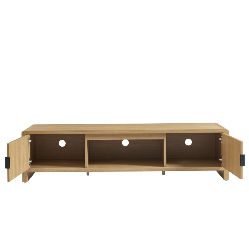 Meuble TV UTICA effet chêne 160cm