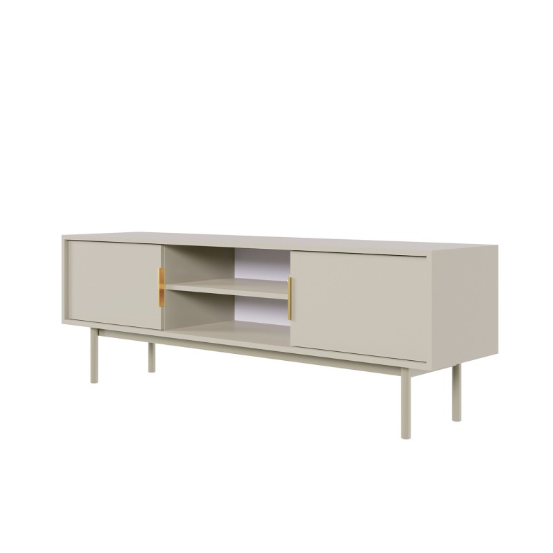Meuble TV JONA  coloris cachemire 154cm
