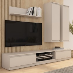 Meuble TV SNORRI cachemire 2 portes 175cm