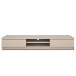 Meuble TV SNORRI cachemire 2 portes 175cm
