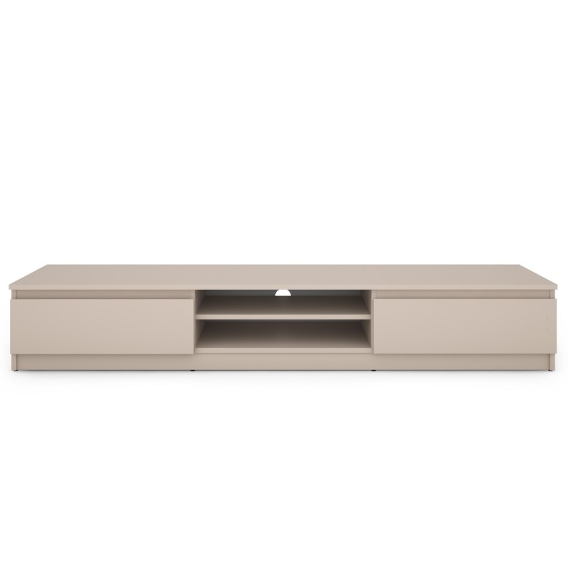 Meuble TV SNORRI cachemire 2 portes 175cm