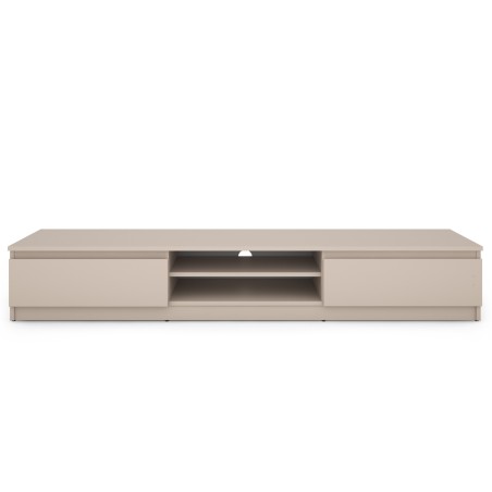 Meuble TV SNORRI cachemire 2 portes 175cm