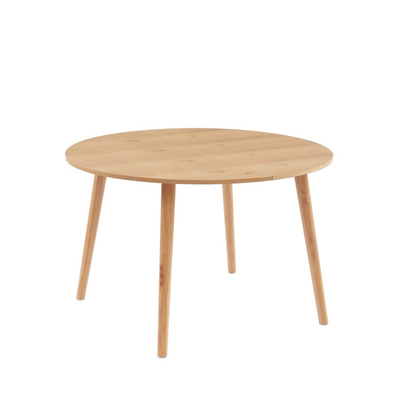 Table extensible ORACLE placage chêne 120 à 160cm