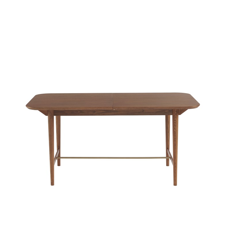 Table à manger extensible JILL rectangulaire placage frêne 160 à 200cm
