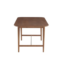 Table à manger extensible JILL rectangulaire placage frêne 160 à 200cm