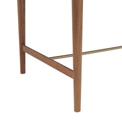 Table à manger extensible JILL rectangulaire placage frêne 160 à 200cm