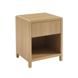 Table de chevet UTICA effet chêne