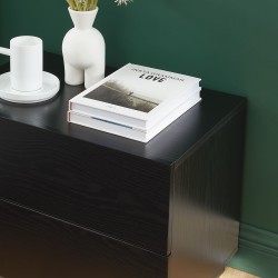 Table de chevet à led MORPHEE noire