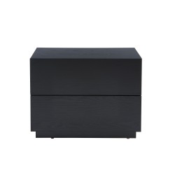 Table de chevet à led MORPHEE noire