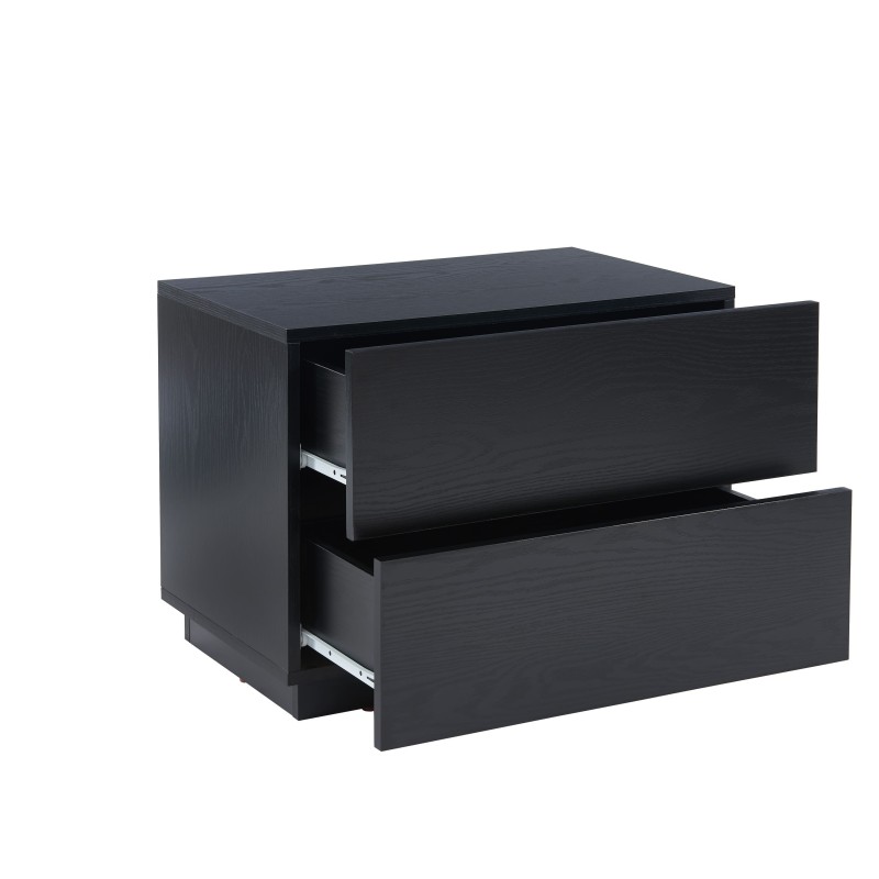 Table de chevet à led MORPHEE noire