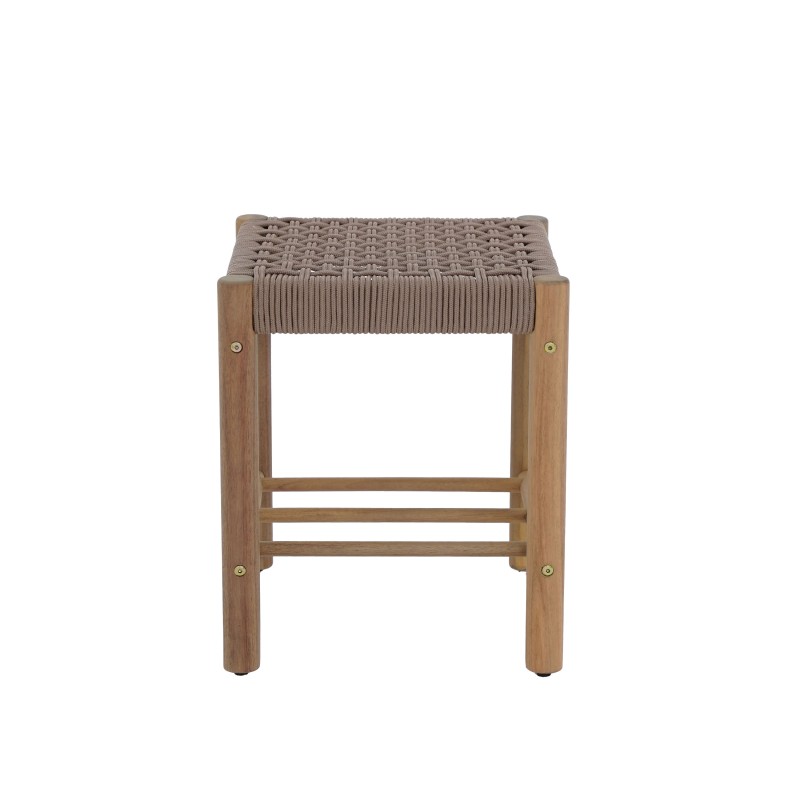 Banc AVI en corde marron clair