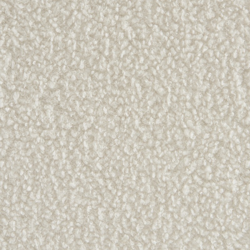 Lit enfant ARI tissu bouclette beige 90x190 sommier inclus