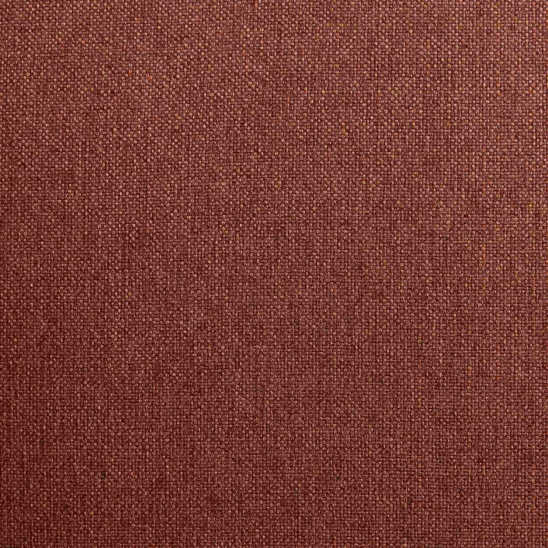 Lot de 2 fauteuils UNNI tissu terracotta pieds métal noir