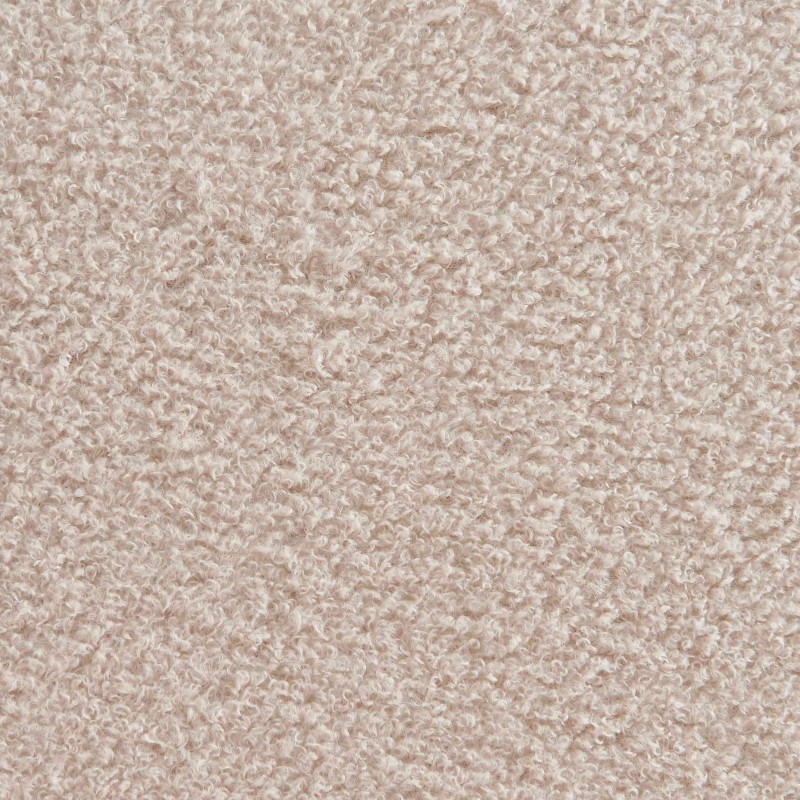 Lot de 2 chaises ZANA tissu bouclette taupe