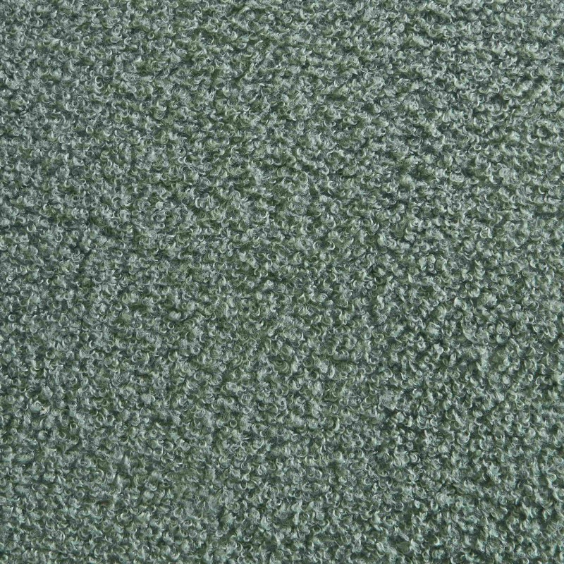 Lot de 2 chaises ZANA tissu bouclette vert