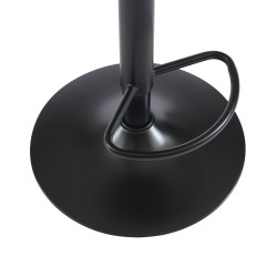 Tabouret HOLY métal noir mat