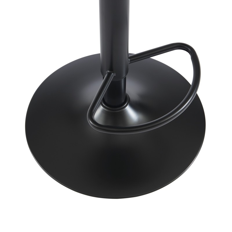 Tabouret HOLY métal noir mat