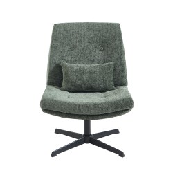 Fauteuil ANTON tissu vert