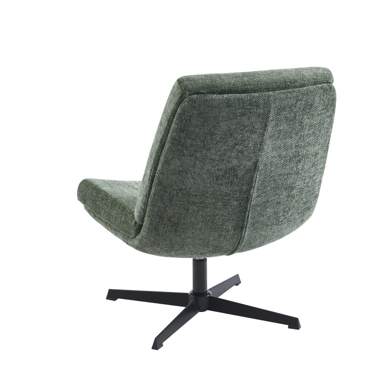 Fauteuil ANTON tissu vert