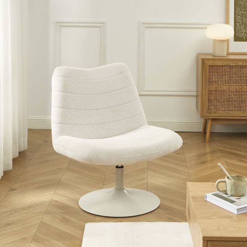 Fauteuil ANTEA tissu beige