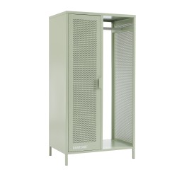 Vestiaire PANTONE métal vert amande avec penderie h145cm