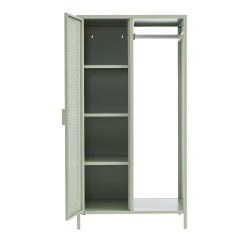 Vestiaire PANTONE métal vert amande avec penderie h145cm
