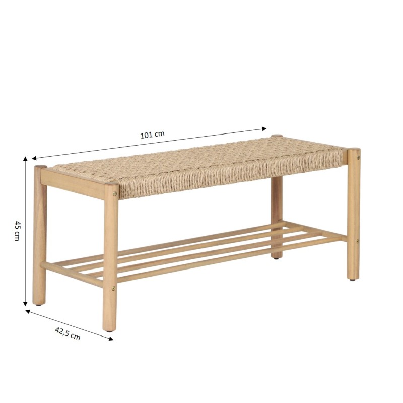Banc MOORI en osier
